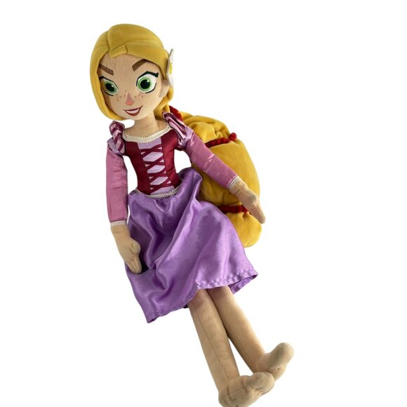 Disney Princess Plush Dolls Set Cinderella Belle Ariel Rapunzel Aurora - Picture 3 of 16